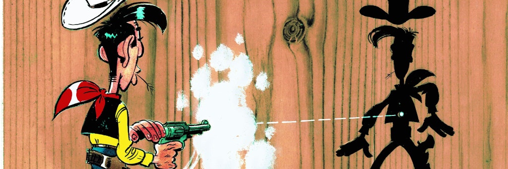 Lucky Luke, der einsame Cowboy, der schneller schießt als sein Schatten. Er ist einer der beliebtesten Comic-Helden und wird nun 75 Jahre alt.