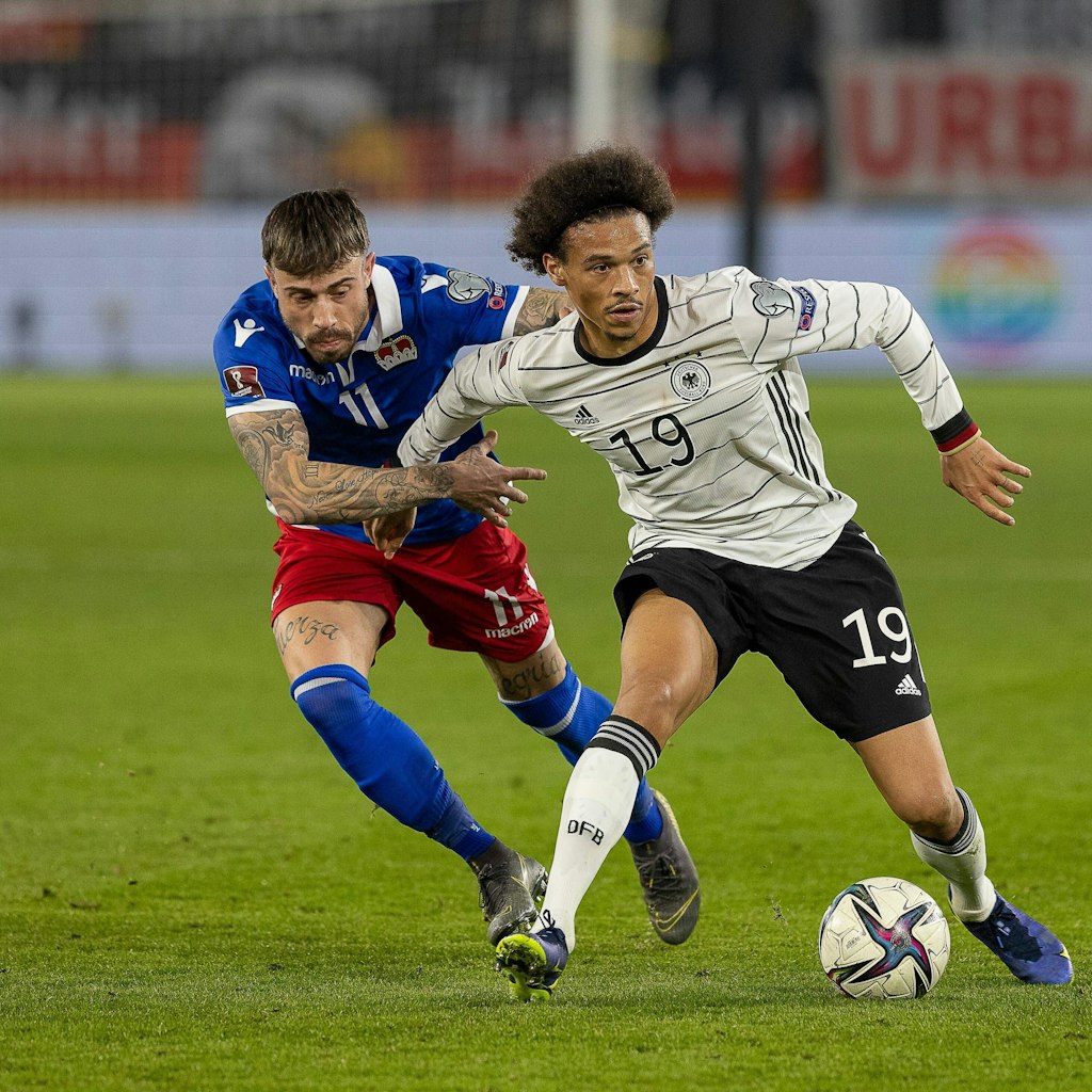 Leroy Sané zeigte gegen Liechtenstein eine starke Vorstellung.