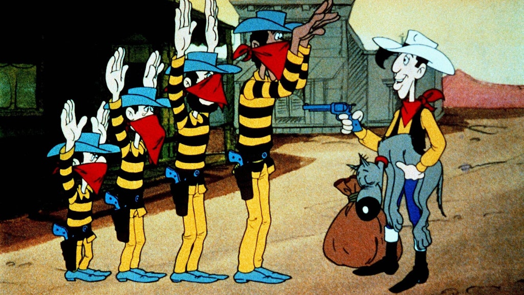 Immer wieder legt Lucky Luke den Dalton-Brüdern das kriminelle Handwerk. 