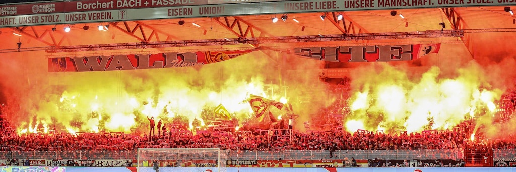 So könnte es am Sonnabend wieder aussehen: Nach drei Geister-Derbys sind beim Duell Union gegen Hertha endlich wieder Zuschauer zugelassen. 