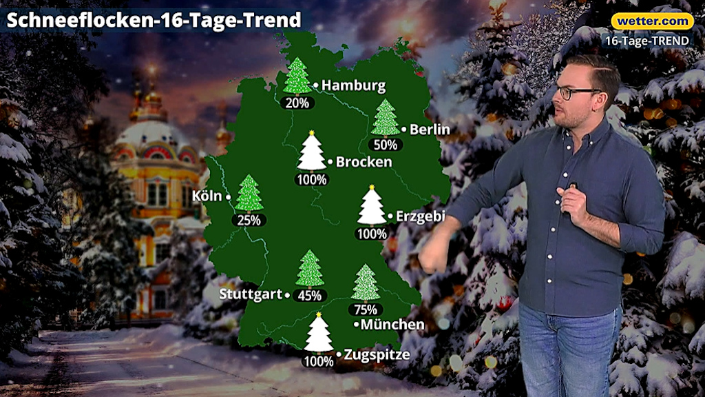 In den kommenden zwei Wochen könnte es auch in Berlin den ersten Schnee geben.