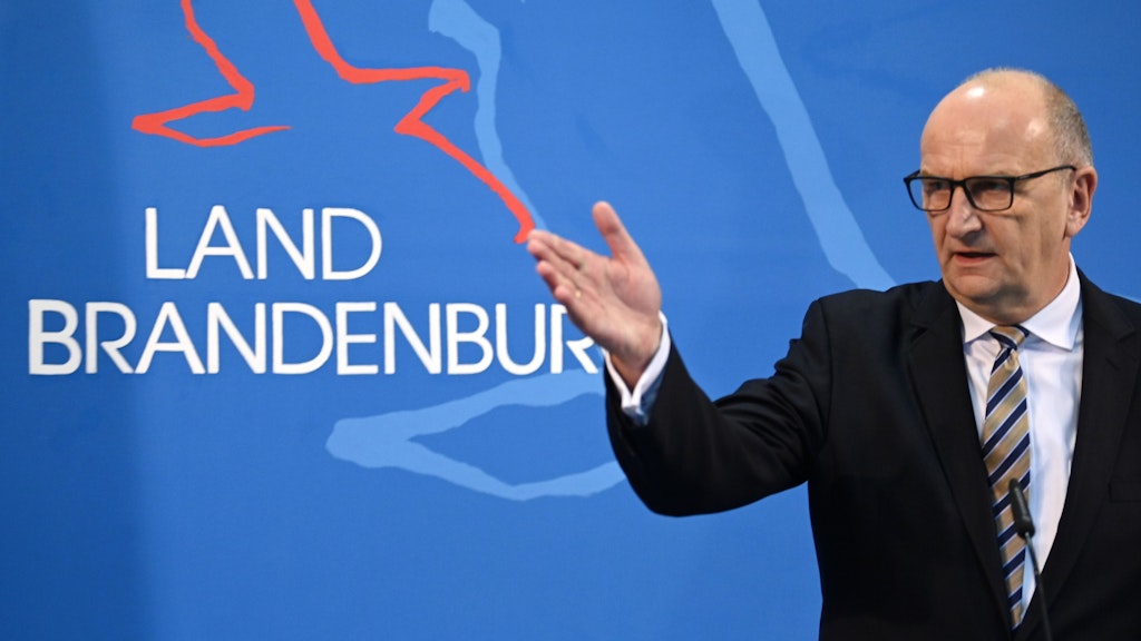 Dietmar Woidke (SPD), Ministerpräsident von Brandenburg. 