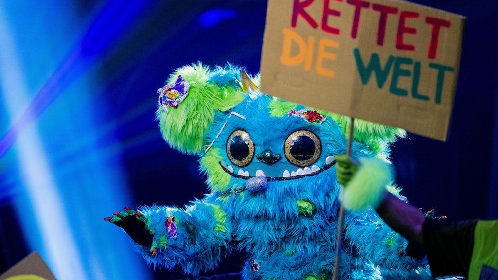 Mülli Müller präsentierte sich auf der „Masked Singer“-Bühne als Umweltschützer - das Thema liegt auch Klaws am Herzen.