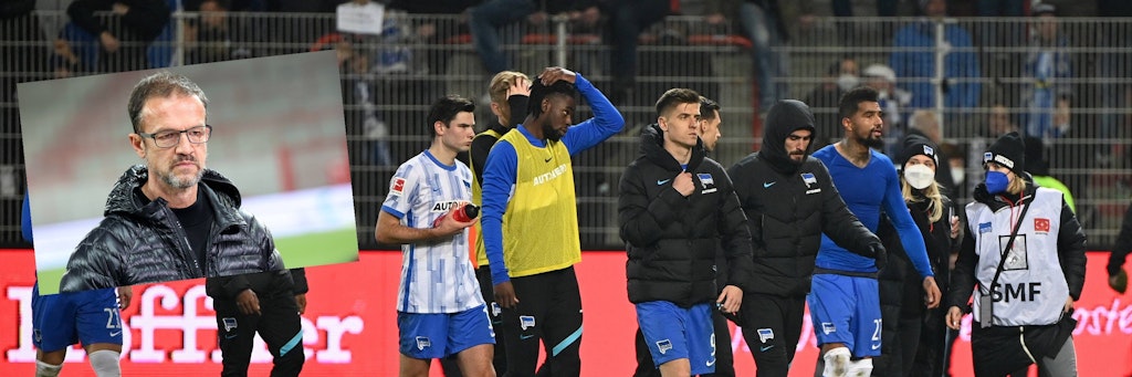 Hertha Sportchef Fredi Bobic war nach dem Auftritt seiner Spieler beim 1. FC Union bedient.