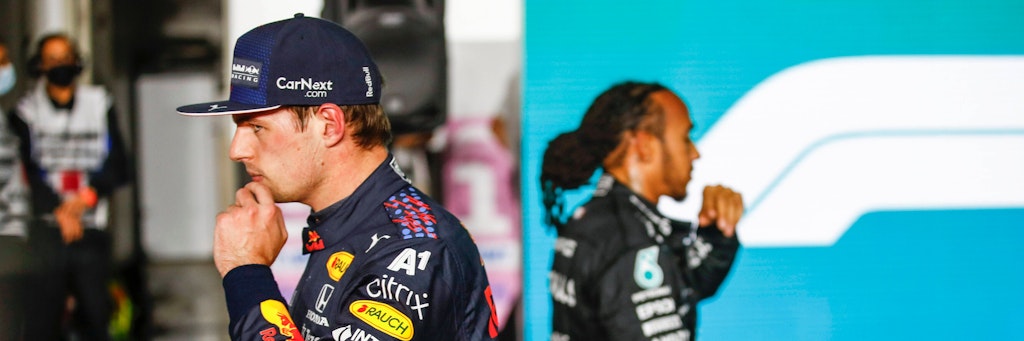 Max Verstappen (l.) oder Lewis Hamilton? Einer von beiden wird Formel-1-Weltmeister. Vielleicht schon im kommenden Rennen. 