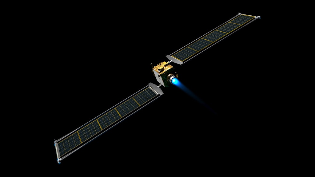 Die Nasa-Sonde für die Mission „Dart“ (Double Asteroid Redirection Test)