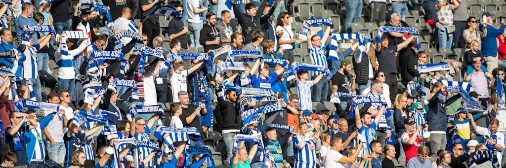 Hertha kann sich die Fans verlassen. Immer mehr werden auch Mitglieder des Klubs.