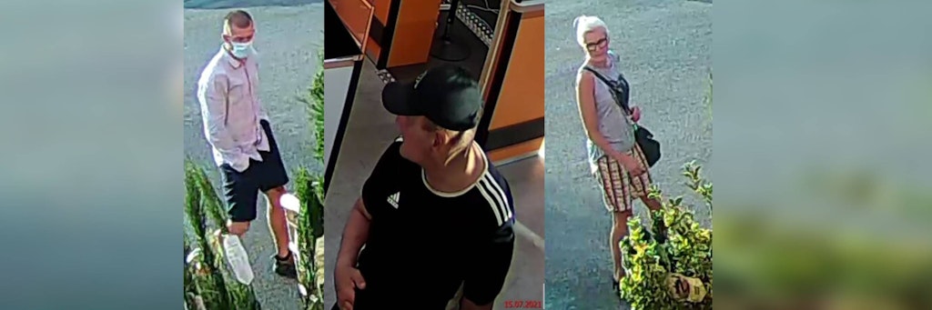Die Brandenburger Polizei veröffentlichte Fotos dieser drei Whirlpool-Diebe im Netz.