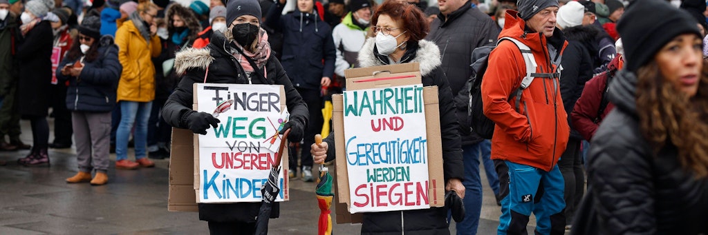 In Graz demonstrierten Zehntausende gegen die Corona-Regeln.