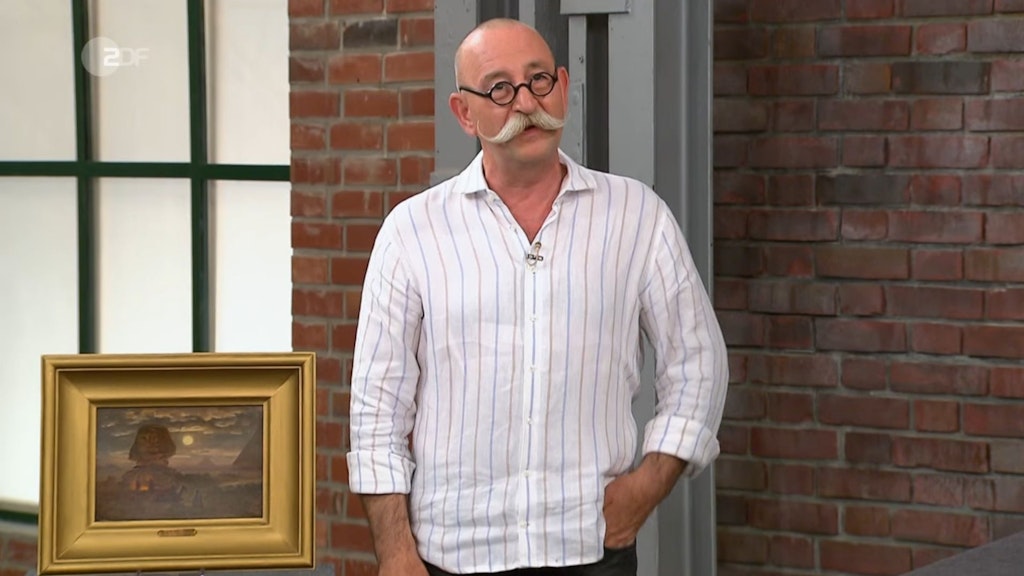 „Bares für Rares“-Moderator Horst Lichter kann gar nicht fassen, wie viel Geld die Händler für das kleine Bild ausgegeben haben.