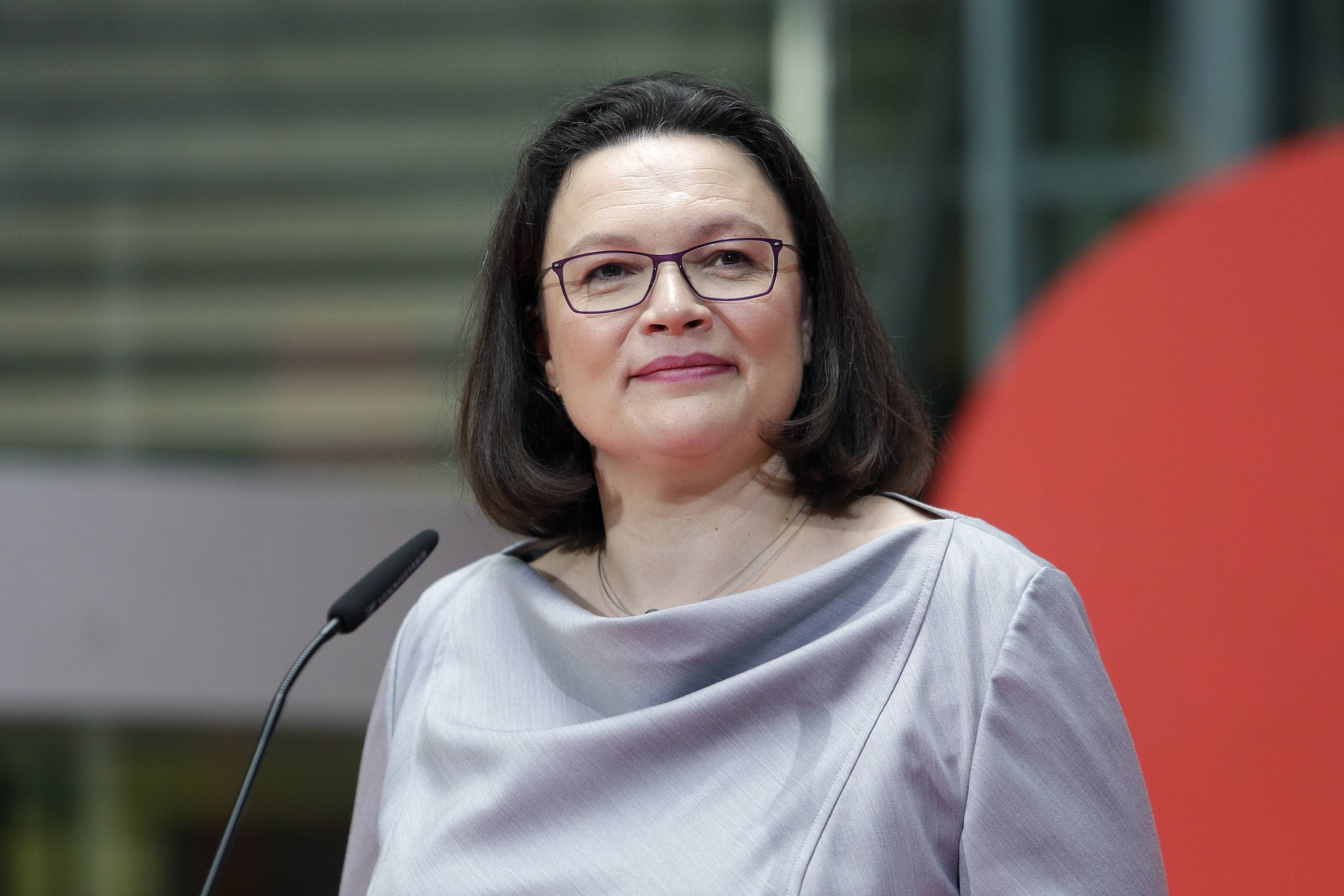 Doch Nicht Gesundheitsministerin? Andrea Nahles Soll Chefin Der ...