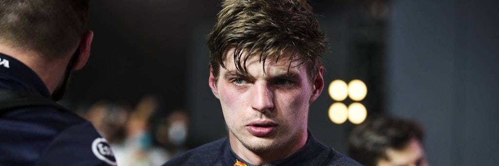Max Verstappen ist nach Platz zwei in Saudi-Arabien geknickt, aber sein Blick verrät, dass er zu allem entschlossen ist. 