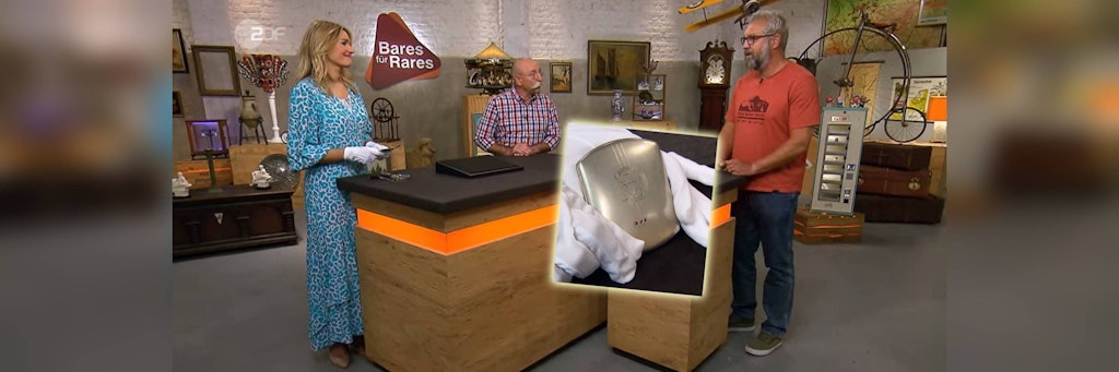 Bei „Bares für Rares“ wurde ein Zigaretten-Etui mit Freimaurer-Symbolik angeboten.