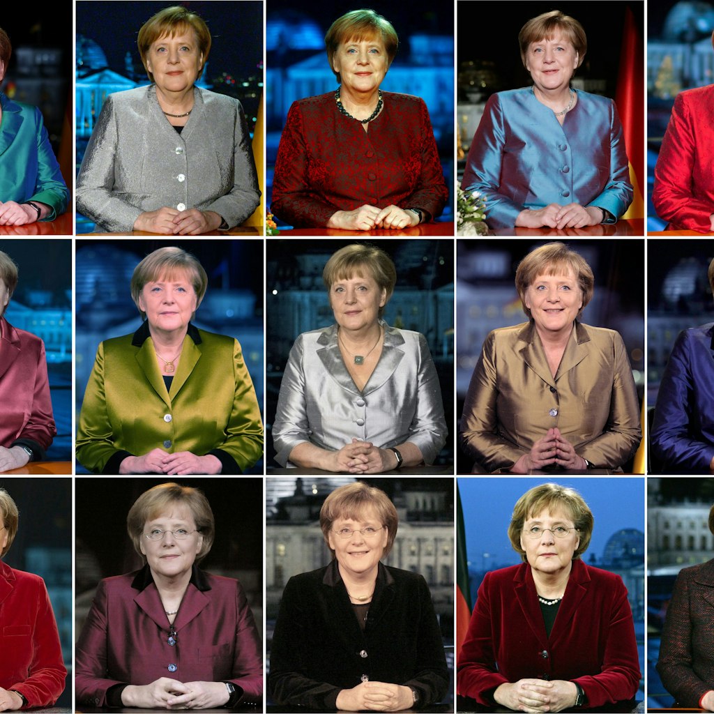 So viele Farben wie Angelas Merkels Blazer hat das Land. 