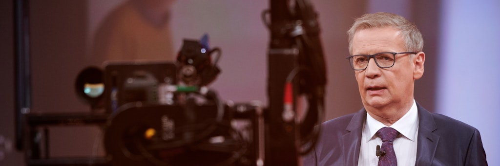 Moderator Günther Jauch.