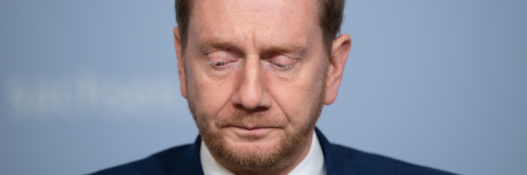 Bedroht: Michael Kretschmer (CDU), Ministerpräsident von Sachsen. 