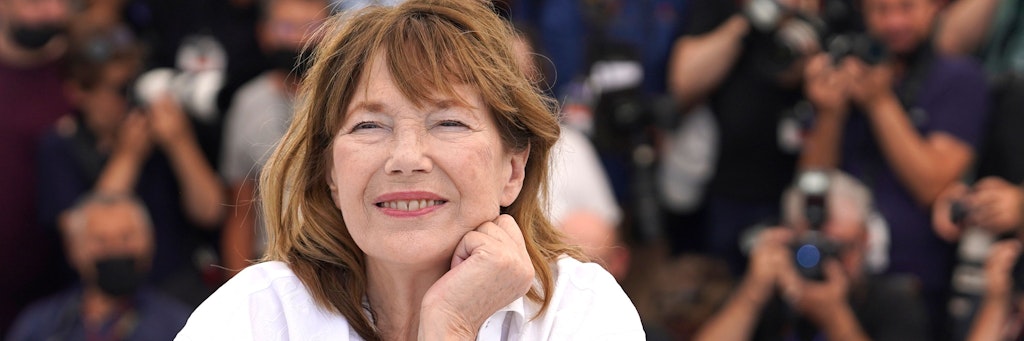 Jane Birkin, Schauspielerin aus Großbritannien, lächelt bei einem Fototermin bei den 74. Internationalen Filmfestspielen in Cannes.