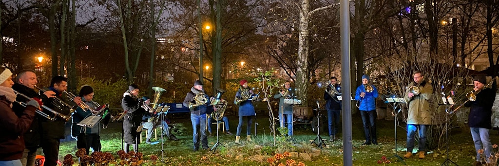 Musiker vom Konzertorchester des Jungen Ensemble Berlin.