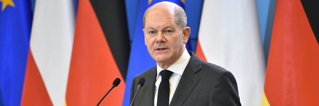 Bundeskanzler Olaf Scholz - hier das Original. Dringend wird ein Doppelgänger gesucht.