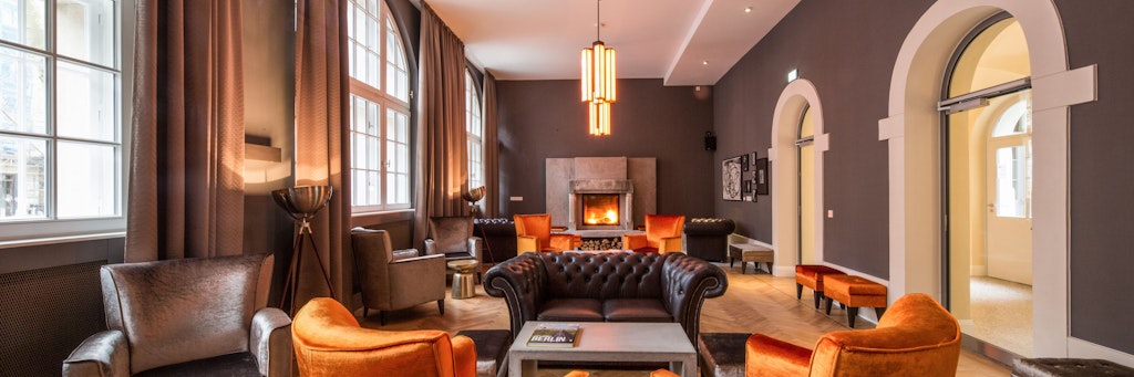 Kaminzimmer in Oderberger Hotel