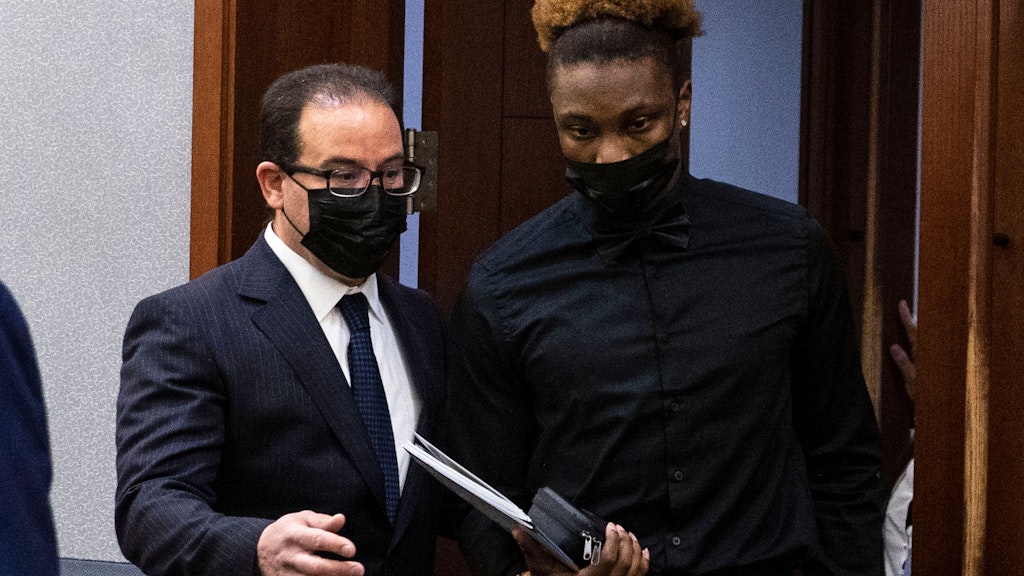 Die Anwälte von NFL-Star Henry Ruffs III (r.) probierten während der Verhandlung alles, um das Strafmaß zu reduzieren. 