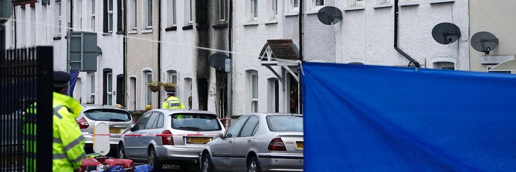 Bei einem Hausbrand in London starben vier Kinder.