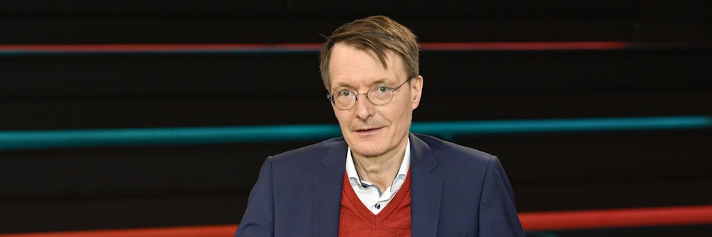 Kein Politiker war 2021 so oft in Talkshows zu Gast wie Karl Lauterbach.