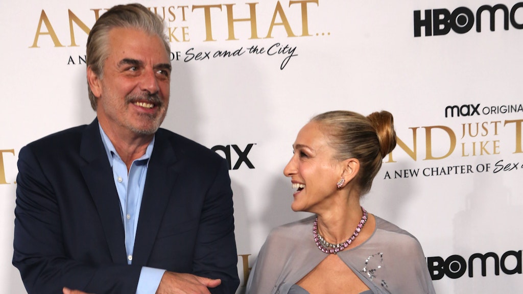 Chris Noth mit „Sex and the City“-Hauptdarstellerin Sarah Jessica Parker