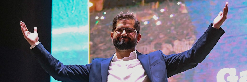 Lässt sich feiern: Gabriel Boric wird der neue Präsident von Chile.