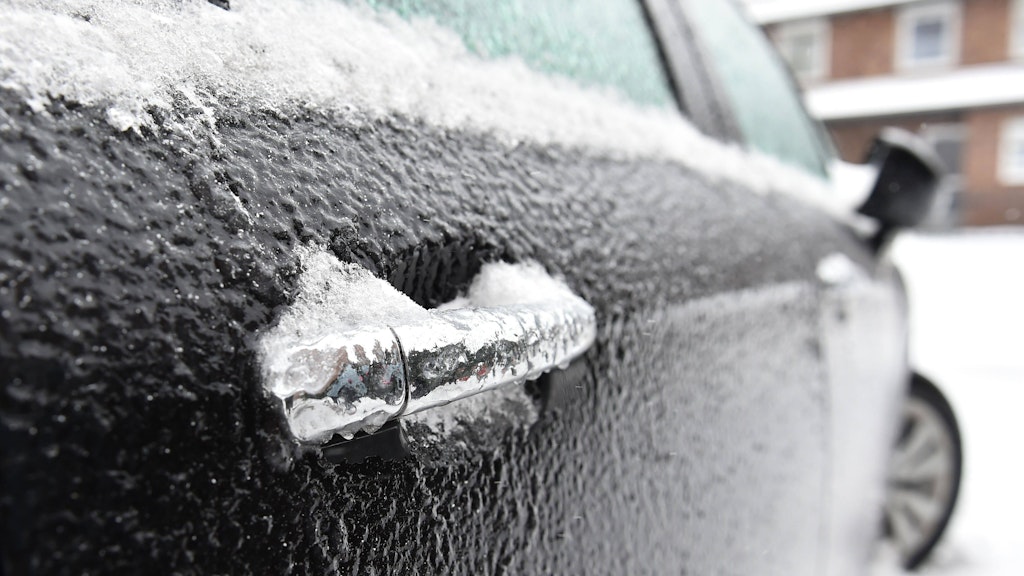 Jetzt droht uns Eisregen. 