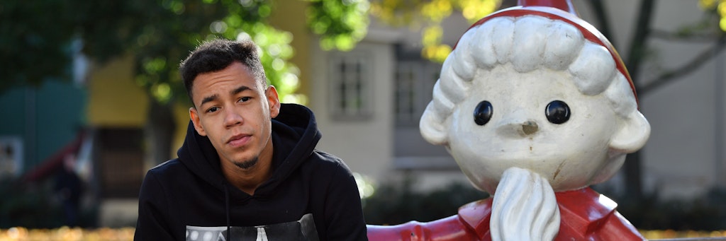 Selbst Rapper Michael Blanco Perez, kurz MBP, ist ein Fan des Sandmännchens.