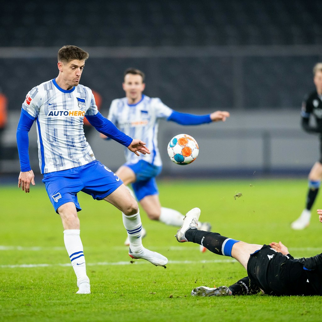 Herthas Stürmer Krzysztof Piatek kam für 24 Millionen Euro Ablöse, überzeugt hat er nie richtig.