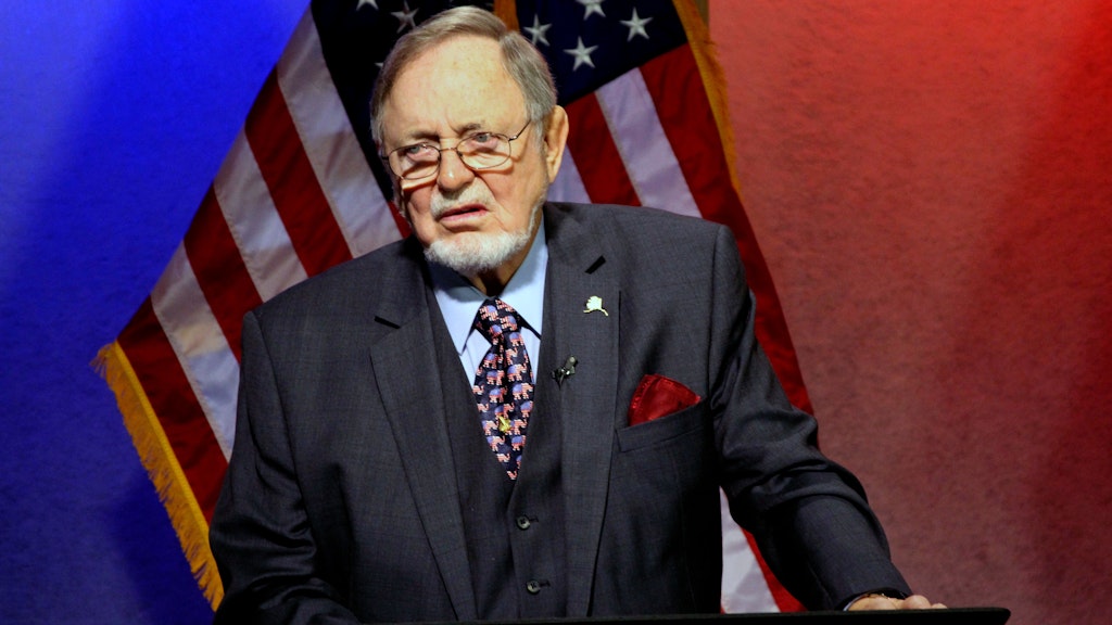 Don Young (88) ist derzeit der älteste Abgeordnete im Repräsentantenhaus. 