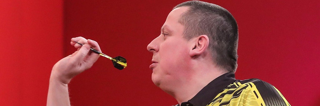 Als vierter Darts-Profi positiv auf Corona getestet: Dave Chisnall 