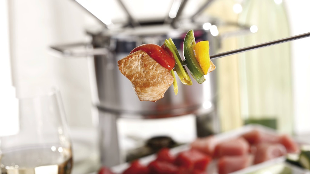 Das Fondue wird erst durch die richtigen Soßen perfekt. 