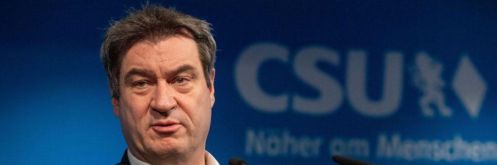 Markus Söder, CSU-Parteivorsitznder und bayrischer Ministerpräsident.