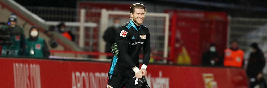 Hat gut lachen: Loris Karius feiert sein Startelfdebüt in der Liga für Union.