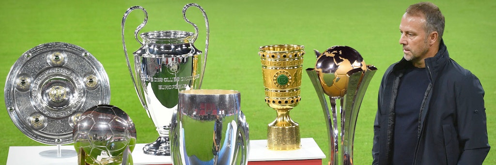 Die Freude bei Bayerns Coach Hansi Flick über sechs Titel ist nur kurz. Denn jetzt wird es richtig hart für den Rekordmeister. 