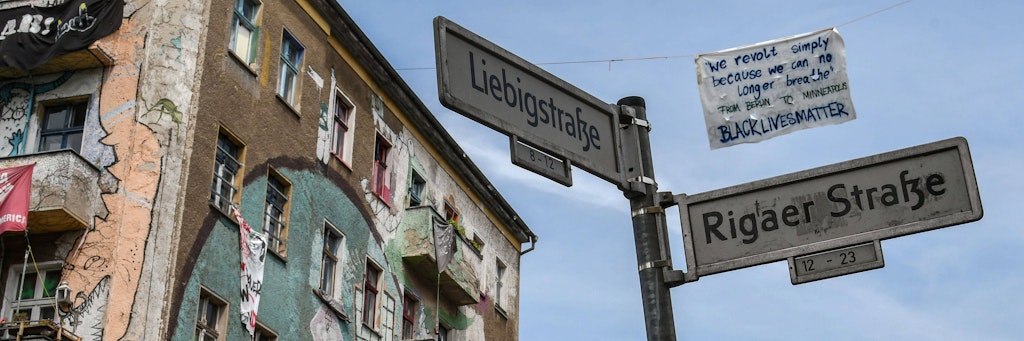 Liebig 34 an der Rigaer Straße 34. (Archivbild) 