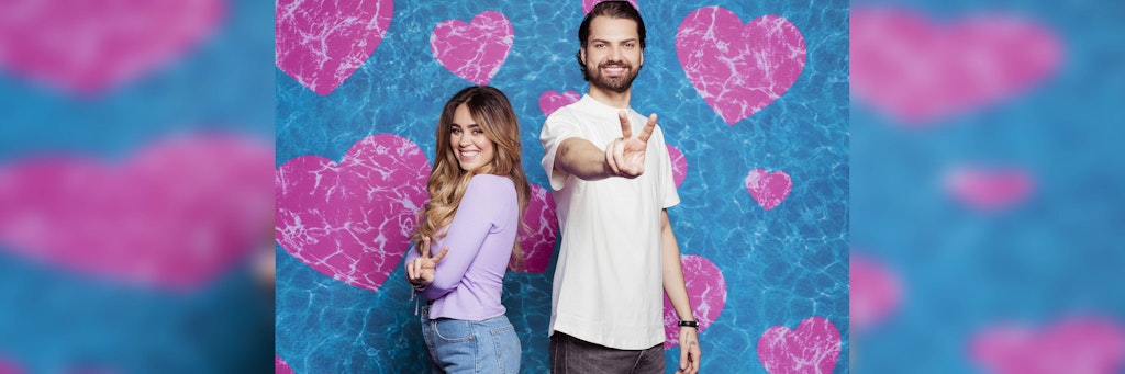 Melissa Damilie und Jimi Blue Ochsenknecht moderieren das „Love Island“-Talk-Format „Aftersun“