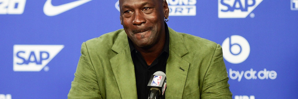 Basketball-Legende Michael Jordan.