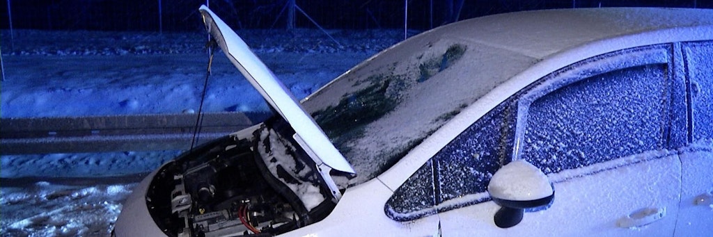 Das Auto des Unfallverursachers.