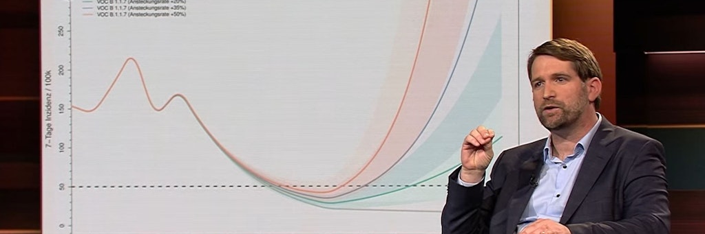 Professor Dr. Thorsten Lehr hat die Entwicklung bei den Infektionen ausgerechnet. 