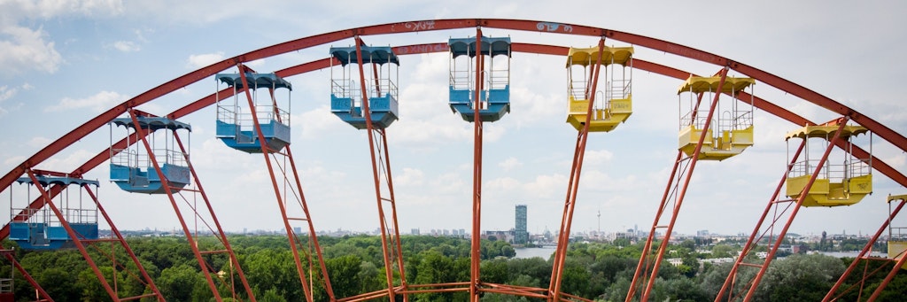 Das Riesenrad im Spreepark: 1989 wurde es erbaut und aufgestellt.