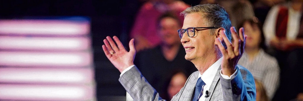 Günther Jauch moderiert „Wer wird Millionär“.