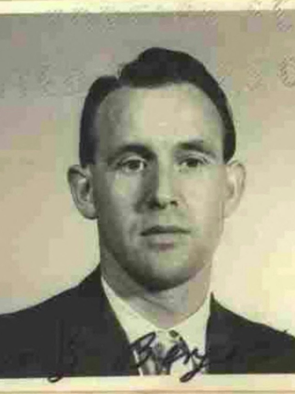 Friedrich Karl B. auf einer Aufnahme von 1959 