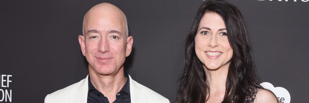 Amazon-Chef Jeff Bezos und MacKenzie Scott 