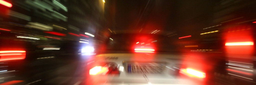 Der Autofahrer flüchtete vor der Polizei.