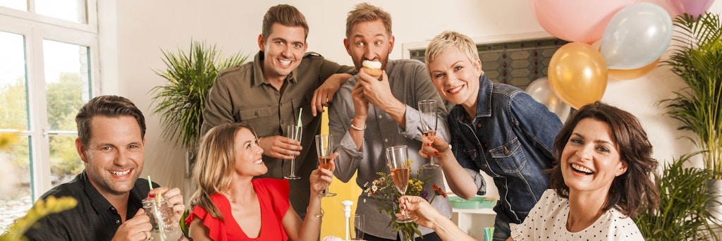 Sind immer gut gelaunt: Die Moderatoren des Frühstücksfernsehens von Sat.1. 