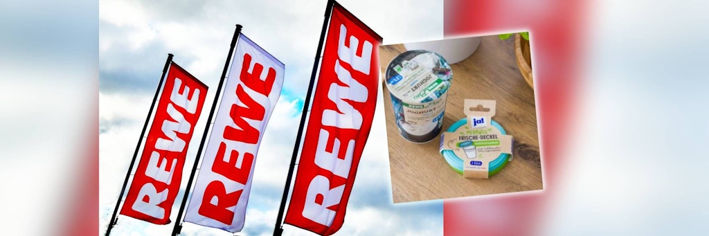 Rewe will bei Joghurt-Deckeln 69 Tonnen Plastikmüll im Jahr sparen.